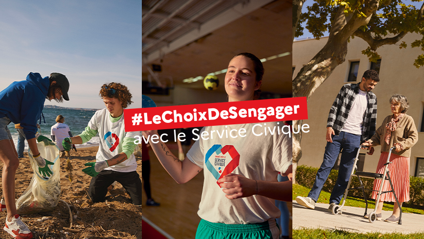 Campagne Service Civique #LeChoixDeSengager